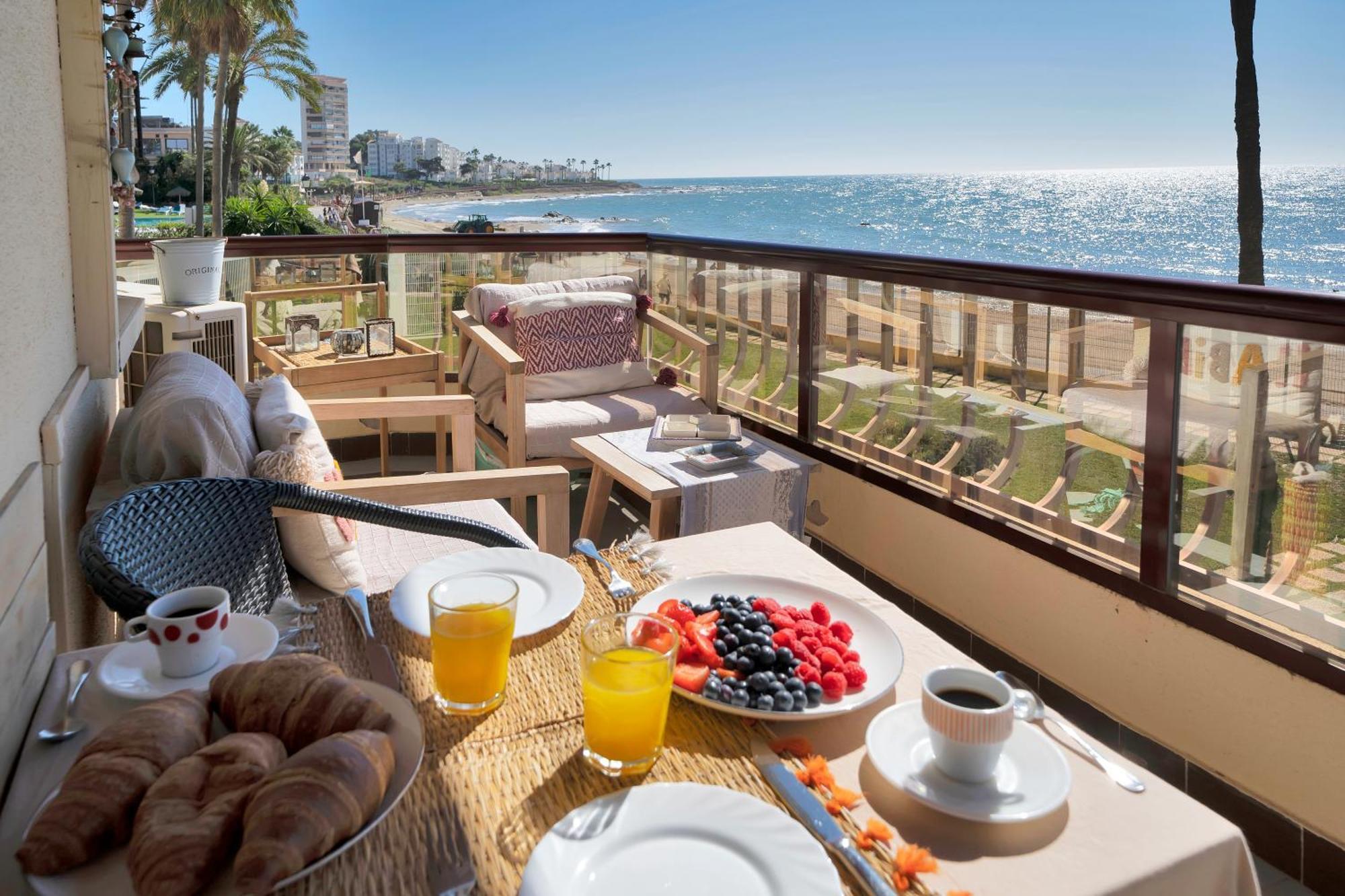 Sitio de Calahonda Casa Mar Apartamento Front Beach Con Wifi, Piscina, Padel Y Tenis - Lubina Del Sol מראה חיצוני תמונה